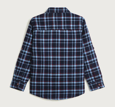 Adventure Checks Cotton Collared Boys Shirt