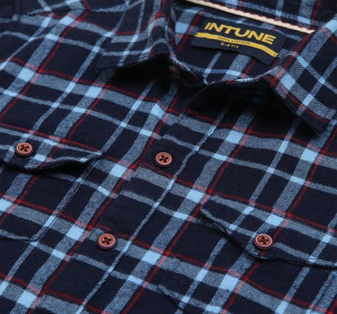 Adventure Checks Cotton Collared Boys Shirt