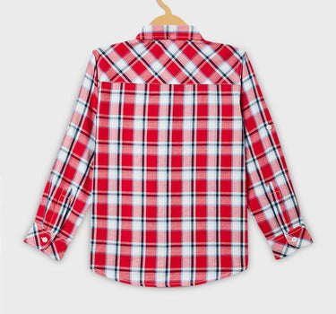 Adventure Checks Cotton Collared Boys Shirt