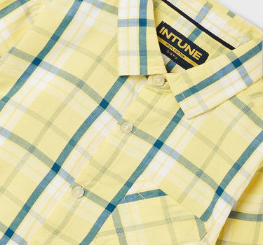 Adventure Checks Cotton Collared Boys Shirt