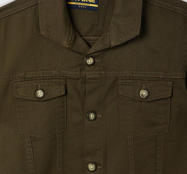 Adventure Solid Cotton Collared Boys Shirt