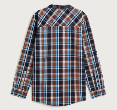 Adventure Checks Cotton Collared Boys Shirt