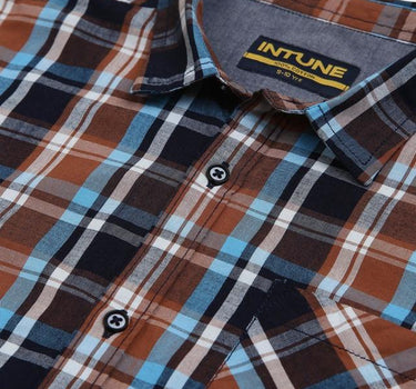 Adventure Checks Cotton Collared Boys Shirt