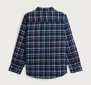 Adventure Checks Cotton Collared Boys Shirt