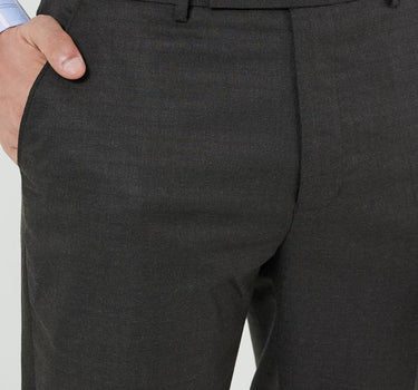 Solid Blended Slim Fit Men's Formal Trouser