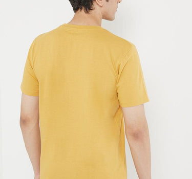 Printed Cotton Round Neck Men's T-Shirt