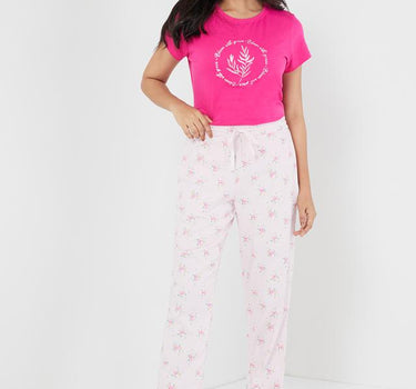 Printed Rayon Regular Fit Women's Pyjamas