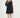 Solid Polyester Round Neck Women's Knee Length Dress