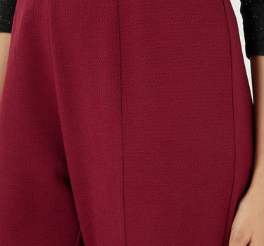 Solid Polyester Regular Fit Women's Pants