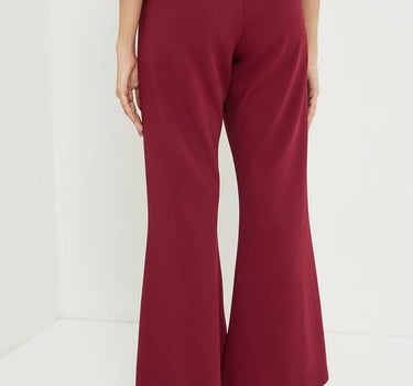 Solid Polyester Regular Fit Women's Pants