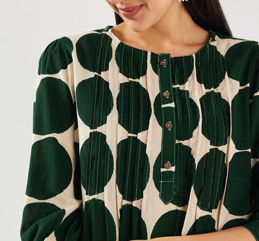Printed Rayon Regular Fit Women's Short Kurta
