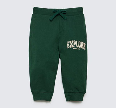 Printed Cotton Regular Fit Boys Joggers