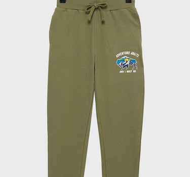 Printed Cotton Regular Fit Boys Joggers