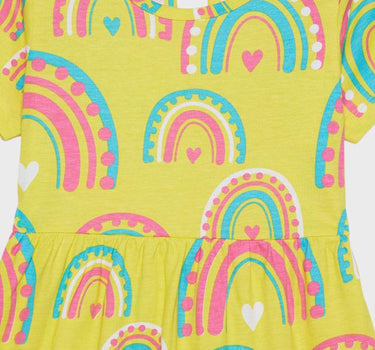 Printed Cotton Regular Fit Girls Dress