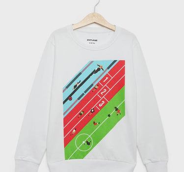 Printed Cotton Regular Fit Boys Sweatshirt