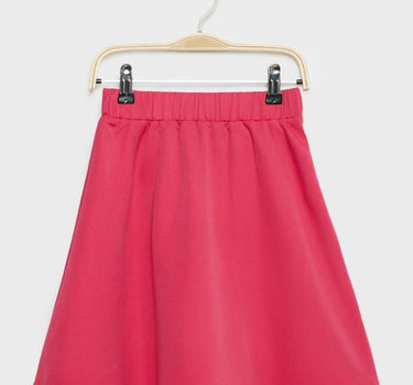 Embellished Blended Fabric Flared Fit Girls Skirt