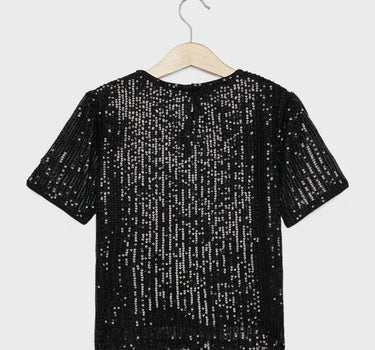 Printed Cotton Round Neck Girls Top