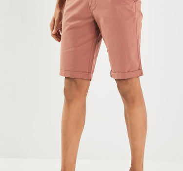 Solid Cotton Blend Regular Fit Men's Shorts