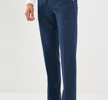 Solid Cotton Regular Fit Men's Trousers