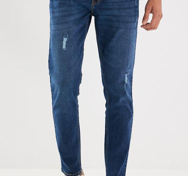 Blended Fabric Regular Fit Men's Jeans