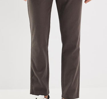 Solid Cotton Regular Fit Men's Casual Wear Pants