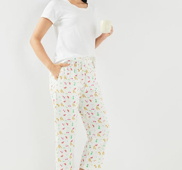 Printed Cotton Regular Fit Women's Capris