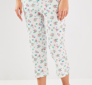 Printed Cotton Regular Fit Women's Capris