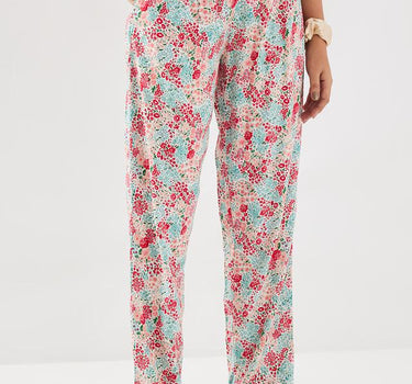 Printed Viscose Regular Fit Women's Pyjamas