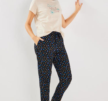 Printed Full Length Rayon Women's Pyjamas