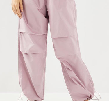 Solid Cotton Relaxed Fit Women's Pants