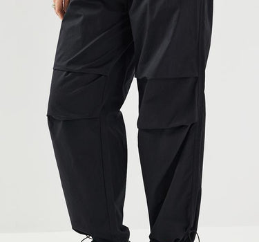 Solid Cotton Relaxed Fit Women's Pants