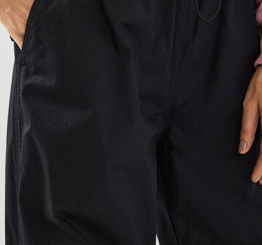 Solid Cotton Relaxed Fit Women's Pants