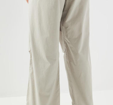 Solid Cotton Relaxed Fit Women's Pants