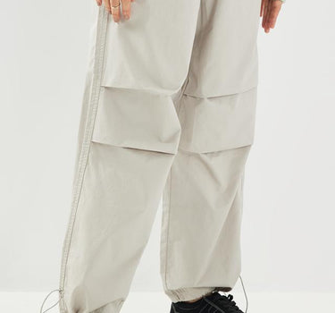 Solid Cotton Relaxed Fit Women's Pants