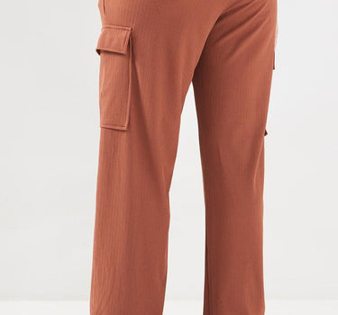 Solid Polyester Straight Fit Women's Pants