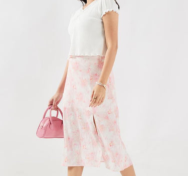 Printed Polyester Regular Fit Women's Skirt