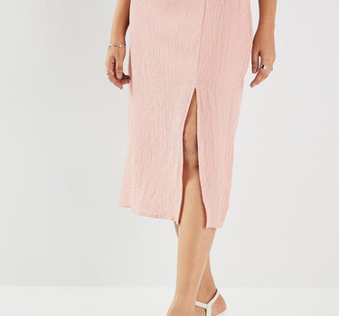 Solid Polyester Regular Fit Women's Skirt