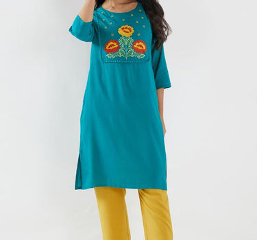 Printed Cotton Round Neck Women's T-Shirt