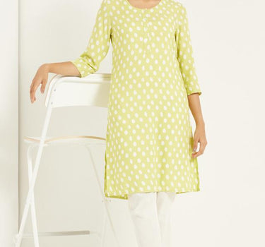 Polka Dots Printed Kurta for Women