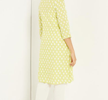 Polka Dots Printed Kurta for Women