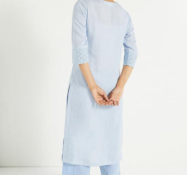 Rayon-blend Plain Kurta