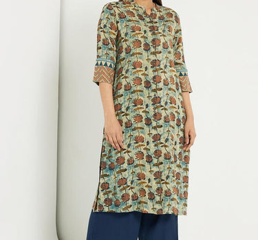 Rayon Printed Kurta for Women