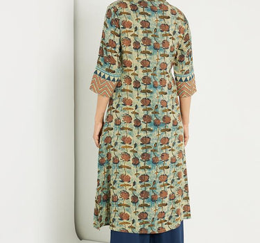 Rayon Printed Kurta for Women