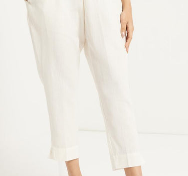 Elasticated Cotton Pants for Women