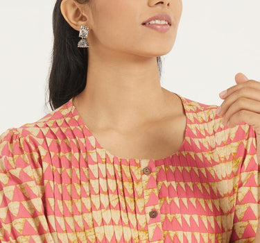 Pleated Women's Kurti