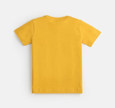 Need for Speed Yellow Cotton T-shirt for Boys