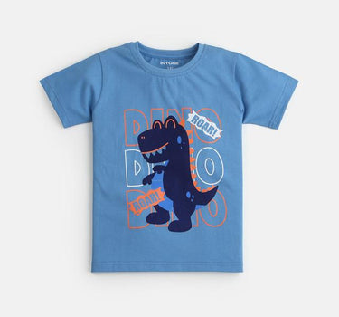 Dino Roar Boy's Casual Cotton Tee