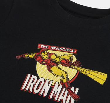 The Invincible Iron Man Cotton T-shirt for Boys