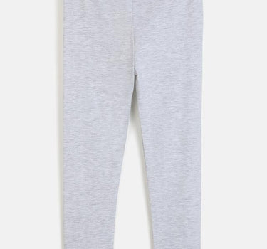 Stretchable Grey Cotton Leggings