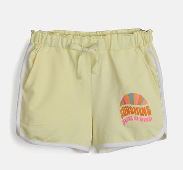 Sunshine and Rainbow Cotton Shorts for Girls